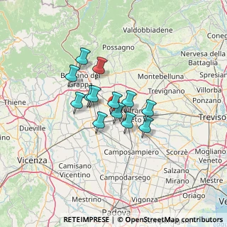 Mappa Via del Vallo, 35018 San Martino di Lupari PD, Italia (8.86692)