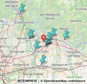 Mappa Via Andrea Fantoni, 24048 Treviolo BG, Italia (9.52909)