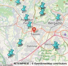 Mappa Via Andrea Fantoni, 24048 Treviolo BG, Italia (5.29067)