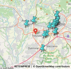 Mappa Via Andrea Fantoni, 24048 Treviolo BG, Italia (3.91118)