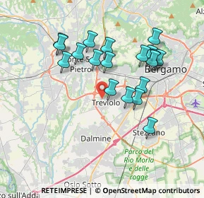 Mappa Via Andrea Fantoni, 24048 Treviolo BG, Italia (3.41579)