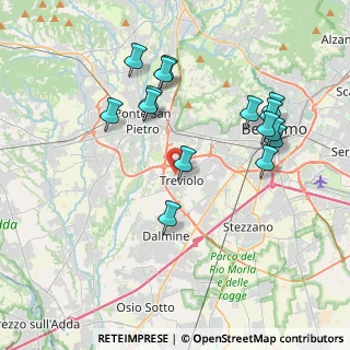 Mappa Via Andrea Fantoni, 24048 Treviolo BG, Italia (3.91867)