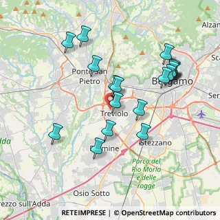 Mappa Via Andrea Fantoni, 24048 Treviolo BG, Italia (3.86684)