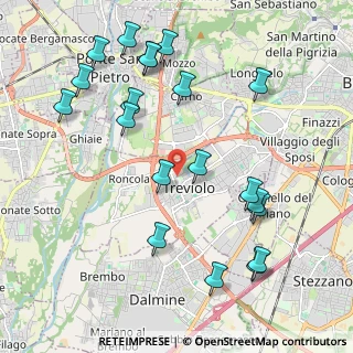 Mappa Via Andrea Fantoni, 24048 Treviolo BG, Italia (2.3375)