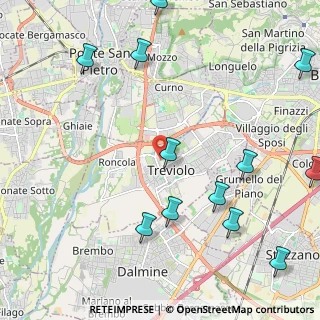 Mappa Via Andrea Fantoni, 24048 Treviolo BG, Italia (2.8)