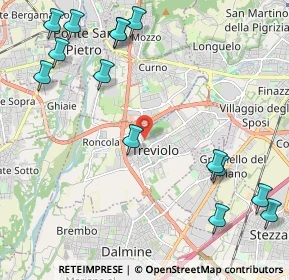 Mappa Via Andrea Fantoni, 24048 Treviolo BG, Italia (2.75)