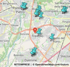 Mappa Via Andrea Fantoni, 24048 Treviolo BG, Italia (2.48938)