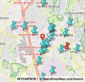 Mappa Via San Fermo, 20841 Carate Brianza MB, Italia (0.953)