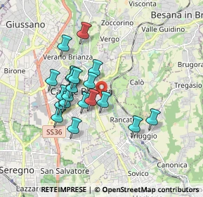 Mappa Via Aldo Moro, 20841 Carate Brianza MB, Italia (1.4785)