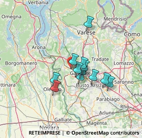 Mappa Via Marconi, 21011 Casorate Sempione VA, Italia (9.67417)