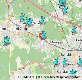 Mappa Via Marconi, 21011 Casorate Sempione VA, Italia (3.09278)