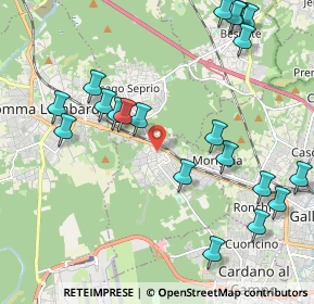 Mappa Via Marconi, 21011 Casorate Sempione VA, Italia (2.432)