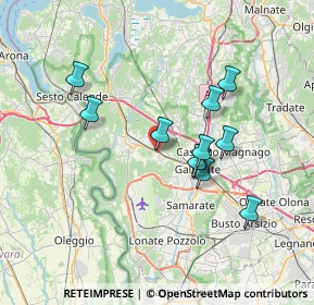 Mappa Via Marconi, 21011 Casorate Sempione VA, Italia (6.17)