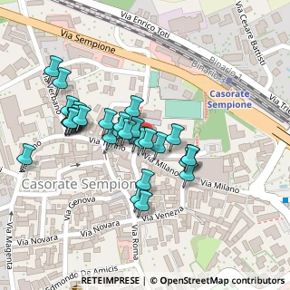 Mappa Via Marconi, 21011 Casorate Sempione VA, Italia (0.08667)