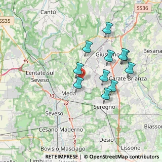 Mappa Viale Repubblica, 22063 Cabiate CO, Italia (3.27364)