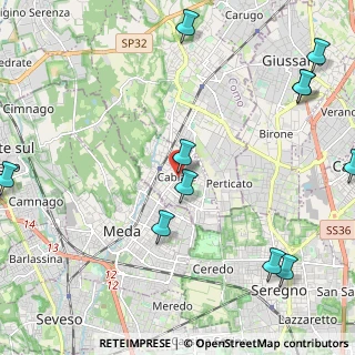 Mappa Viale Repubblica, 22063 Cabiate CO, Italia (3.19692)