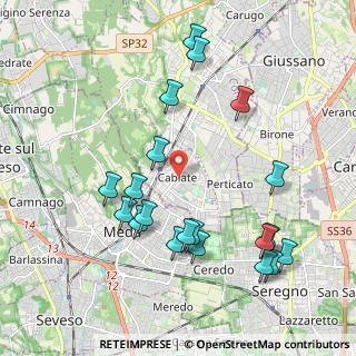 Mappa Viale Repubblica, 22063 Cabiate CO, Italia (2.1915)