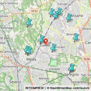 Mappa Viale Repubblica, 22063 Cabiate CO, Italia (2.3775)