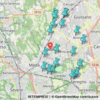 Mappa Viale Repubblica, 22060 Cabiate CO, Italia (2.2535)