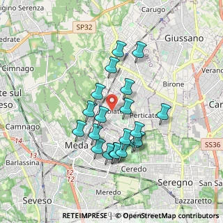 Mappa Viale Repubblica, 22060 Cabiate CO, Italia (1.551)