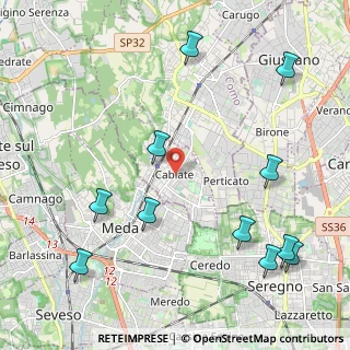 Mappa Viale Repubblica, 22063 Cabiate CO, Italia (2.65636)