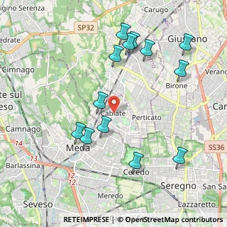Mappa Viale Repubblica, 22063 Cabiate CO, Italia (2.15231)
