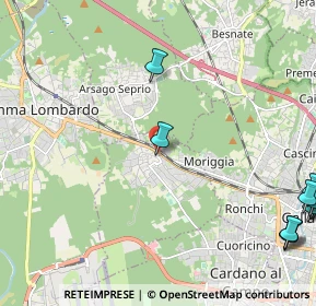 Mappa Via Como, 21011 Casorate Sempione VA, Italia (3.64412)