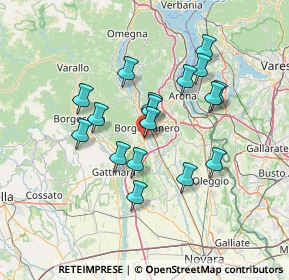 Mappa ViaTorino, 28060 Cureggio NO, Italia (11.90235)