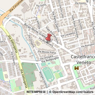 Mappa Via Monfenera, 23, 31033 Castelfranco Veneto, Treviso (Veneto)
