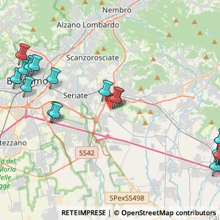 Mappa Via Solferino, 24068 Seriate BG, Italia (6.634)