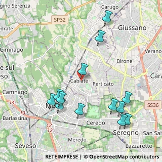 Mappa Via Don Mario Mauri, 22060 Cabiate CO, Italia (2.29154)