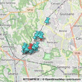 Mappa Via Don Mario Mauri, 22060 Cabiate CO, Italia (1.50412)