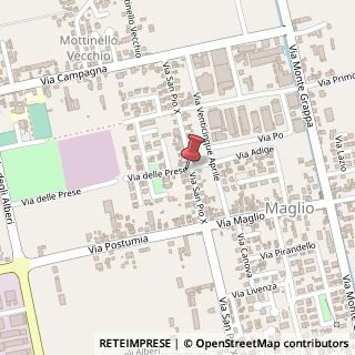 Mappa Via San Pio X, 107, 35015 Galliera Veneta, Padova (Veneto)