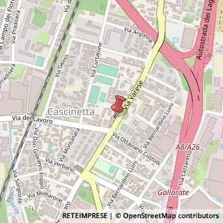 Mappa Via Varese, 7, 21013 Gallarate, Varese (Lombardia)