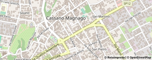 Mappa Cassano Magnago