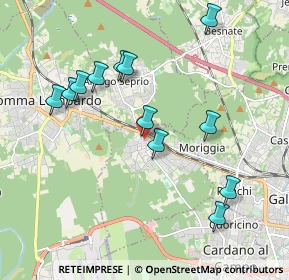 Mappa Via Torino, 21011 Casorate Sempione VA, Italia (1.9575)