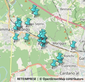 Mappa Via Torino, 21011 Casorate Sempione VA, Italia (1.732)