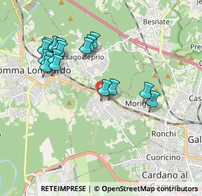 Mappa Via Torino, 21011 Casorate Sempione VA, Italia (1.92)