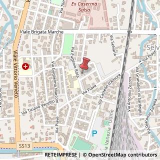 Mappa Via de Carlo Giacomo Camillo, 3, 31100 Treviso, Treviso (Veneto)