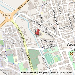Mappa Via Ortigara, 37, 31033 Castelfranco Veneto, Treviso (Veneto)