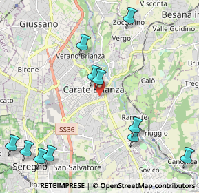 Mappa Via S. Filippo Neri, 20841 Carate Brianza MB, Italia (2.65909)