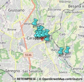 Mappa Via Amedeo Colombo, 20841 Carate Brianza MB, Italia (0.8675)