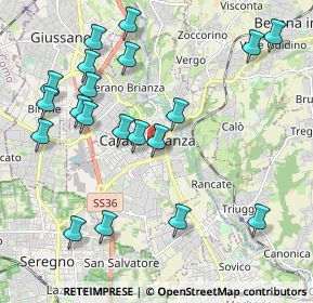Mappa Via S. Filippo Neri, 20841 Carate Brianza MB, Italia (2.2775)