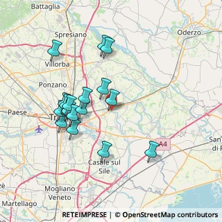 Mappa Via Pordenone, 31048 San Biagio di Callalta TV, Italia (7.05647)
