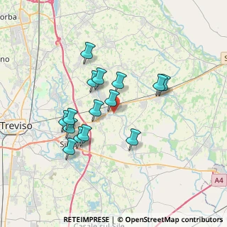 Mappa Via Pordenone, 31048 San Biagio di Callalta TV, Italia (3.132)