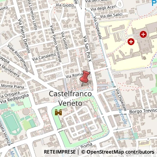Mappa Piazza Giorgione, 38, 31033 Castelfranco Veneto, Treviso (Veneto)