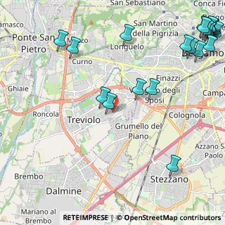 Mappa Via E.Scuri, 24048 Treviolo BG, Italia (3.2535)