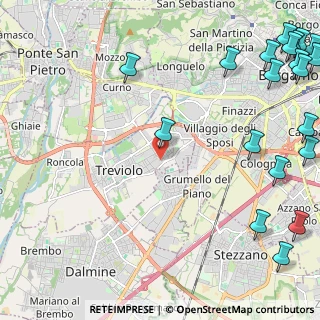Mappa Via E.Scuri, 24048 Treviolo BG, Italia (3.616)