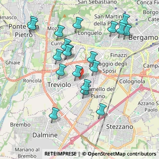 Mappa Via E.Scuri, 24048 Treviolo BG, Italia (2.0255)