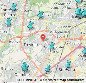 Mappa Via E.Scuri, 24048 Treviolo BG, Italia (3.24867)